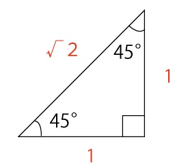 直角二等辺三角形1